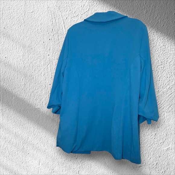 Dakota Blue Vibrant Blue Open Front Blazer NWOT - Picture 2 of 5